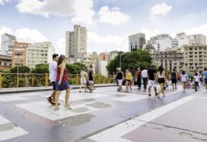Ruas abertas para lazer